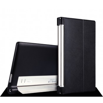 Кожаный чехол подставка для Lenovo Yoga Tablet 2 10 Черный