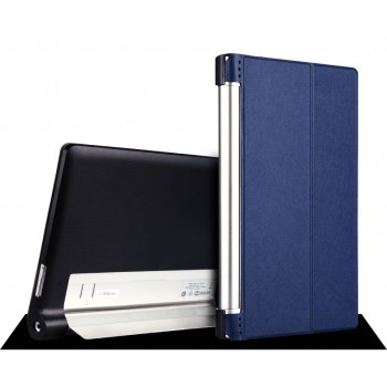 Кожаный чехол подставка для Lenovo Yoga Tablet 2 10 Синий