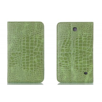 Чехол подставка серия Croco Pattern для Samsung GALAXY Tab 4 8.0 Зеленый