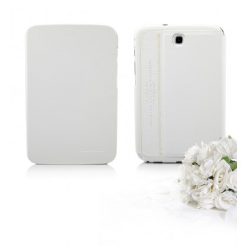 Кожаный чехол подставка для Samsung GALAXY Tab 4 8.0 Белый