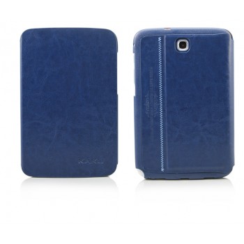 Кожаный чехол подставка для Samsung GALAXY Tab 4 8.0 Синий
