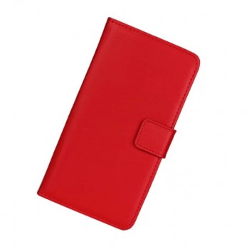 Чехол портмоне подставка на пластиковой основе на магнитной застежке для Sony Xperia X Performance  Красный