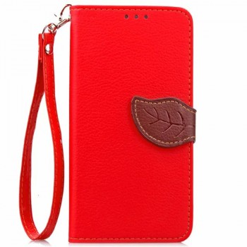 Чехол портмоне подставка на силиконовой основе на магнитной защелке для Huawei P9 Красный