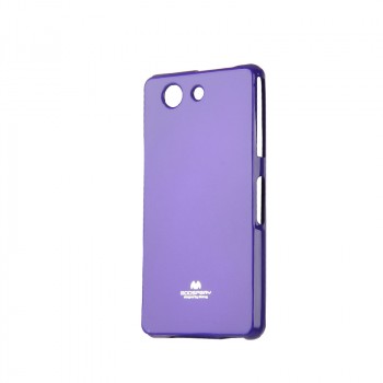 Силиконовый непрозрачный чехол для Sony Xperia Z3 Compact  Фиолетовый