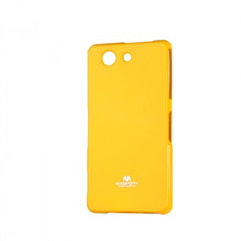 Силиконовый непрозрачный чехол для Sony Xperia Z3 Compact  Желтый