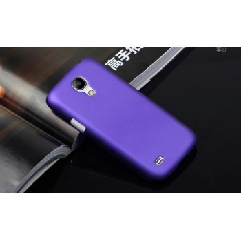 Пластиковый непрозрачный матовый чехол для Samsung Galaxy S4 Mini Фиолетовый