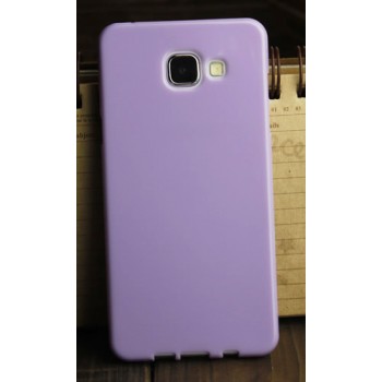 Силиконовый глянцевый непрозрачный чехол для Samsung Galaxy A3 (2016) Фиолетовый