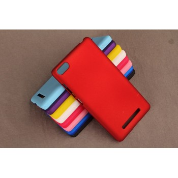 Пластиковый непрозрачный матовый чехол для Xiaomi Mi4i  Красный