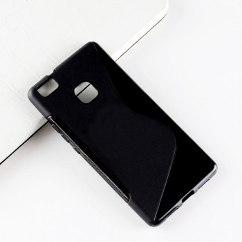 Силиконовый матовый непрозрачный чехол с дизайнерской текстурой S для Huawei P9 Lite 
