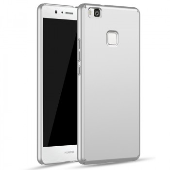 Пластиковый непрозрачный матовый чехол с улучшенной защитой элементов корпуса для Huawei P9 Lite  Белый