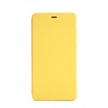 Оригинальный чехол горизонтальная книжка на пластиковой основе для Xiaomi Mi4i  Желтый