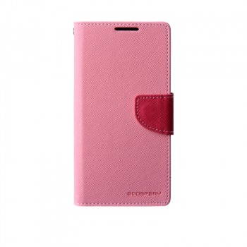 Чехол портмоне подставка на силиконовой основе на дизайнерской магнитной защелке для Sony Xperia Z2 Розовый
