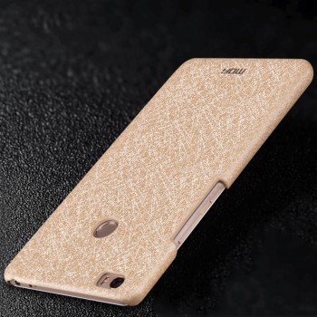 Пластиковый непрозрачный матовый чехол текстура Золото для Xiaomi Mi Max