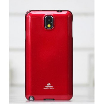 Силиконовый глянцевый непрозрачный чехол для Samsung Galaxy Note 4 Красный