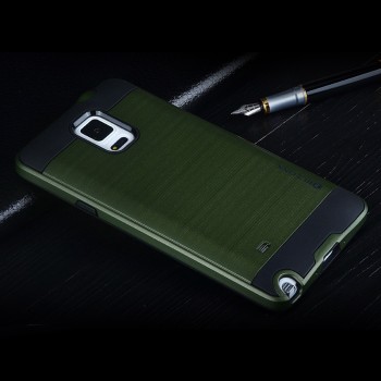 Противоударный двухкомпонентный силиконовый матовый непрозрачный чехол с поликарбонатными вставками экстрим защиты для Samsung Galaxy Note 4 Зеленый