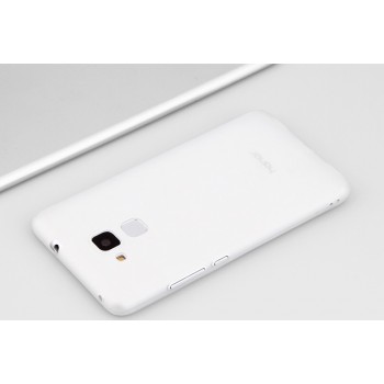 Силиконовый матовый непрозрачный чехол для Huawei Honor 5C Белый