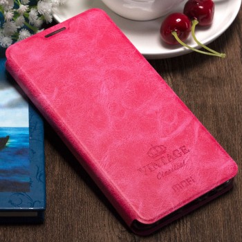 Винтажный чехол горизонтальная книжка подставка на силиконовой основе с отсеком для карт для OnePlus 3 Пурпурный