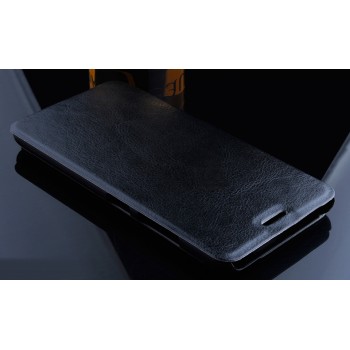 Чехол горизонтальная книжка на пластиковой основе для Lenovo S60  Черный