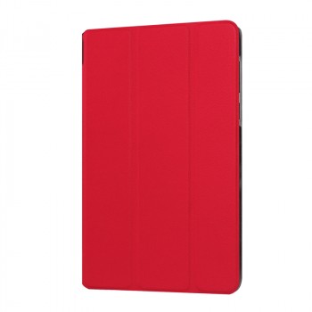 Сегментарный чехол книжка подставка на непрозрачной поликарбонатной основе для Lenovo Tab 2 A7-20  Красный