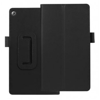 Чехол книжка подставка с рамочной защитой экрана и крепежом для стилуса для Lenovo Tab 2 A7-20  Черный
