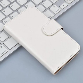 Винтажный чехол портмоне подставка на силиконовой основе на магнитной защелке для Alcatel OneTouch Pixi First Белый
