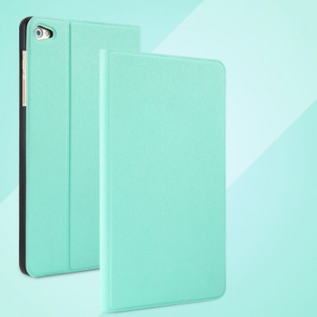 Чехол книжка подставка на непрозрачной поликарбонатной основе с тканевым покрытием для Huawei MediaPad T2 7.0 Pro Зеленый