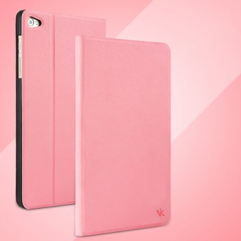Чехол книжка подставка на непрозрачной поликарбонатной основе с тканевым покрытием для Huawei MediaPad T2 7.0 Pro Розовый