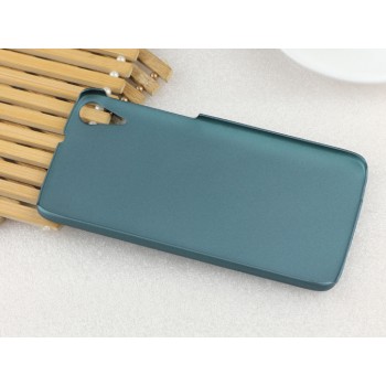 Пластиковый непрозрачный матовый чехол для HTC Desire 828  Зеленый