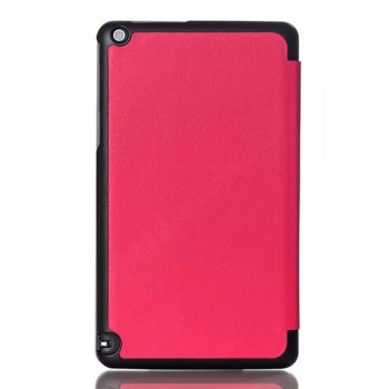 Сегментарный чехол книжка подставка на непрозрачной поликарбонатной основе для Nvidia Shield Tablet  Пурпурный