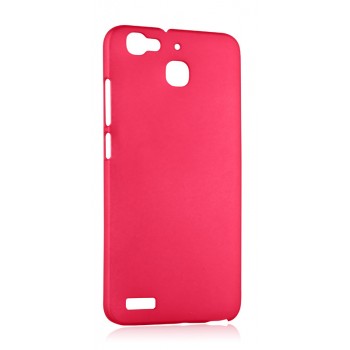 Пластиковый непрозрачный матовый чехол для Huawei GR3  Розовый