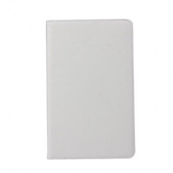 Роторный чехол книжка подставка на непрозрачной поликарбонатной основе для Samsung Galaxy Tab A 10.1 (2016)  Белый