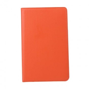 Роторный чехол книжка подставка на непрозрачной поликарбонатной основе для Samsung Galaxy Tab A 10.1 (2016)  Оранжевый
