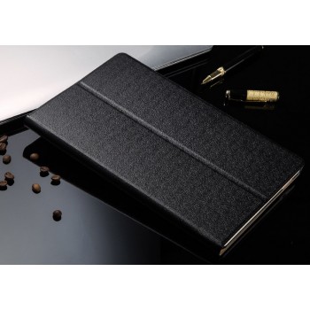 Чехол книжка подставка на непрозрачной поликарбонатной основе для Samsung Galaxy Tab A 10.1 (2016) Черный