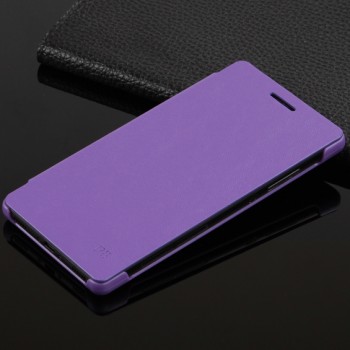 Чехол горизонтальная книжка на пластиковой основе для Huawei P8 Lite Фиолетовый