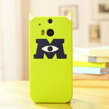 Силиконовый матовый непрозрачный дизайнерский фигурный чехол для HTC One (M8)