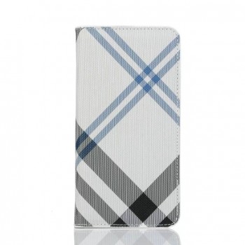 Чехол портмоне подставка на пластиковой основе с полноповерхностным принтом на магнитной защелке для Samsung Galaxy Note 7  Белый