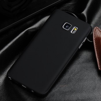 Пластиковый непрозрачный матовый чехол с улучшенной защитой элементов корпуса для Samsung Galaxy Note 7 Черный