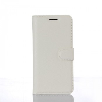 Чехол портмоне подставка на пластиковой основе на магнитной защелке для Xiaomi MI5 Белый