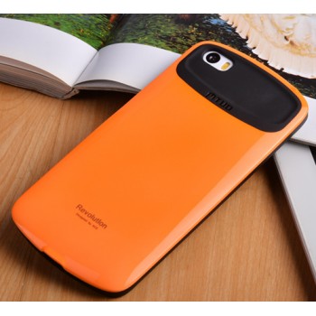 Силиконовый глянцевый непрозрачный чехол для Xiaomi MI5  Оранжевый