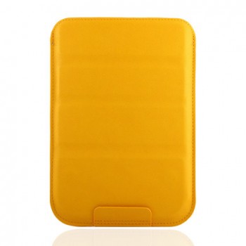 Кожаный мешок сегментарный (иск. кожа) подставка для ASUS Transformer Book T100HA  Желтый