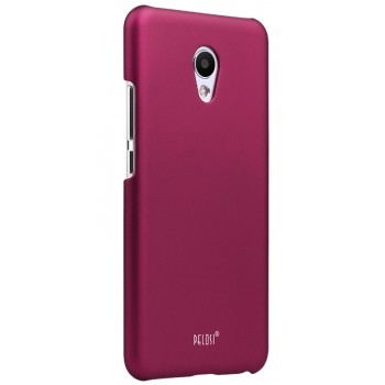 Пластиковый непрозрачный матовый чехол для Meizu MX6  Пурпурный