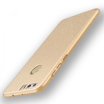 Пластиковый непрозрачный матовый чехол с повышенной шероховатостью для Huawei Honor 8 