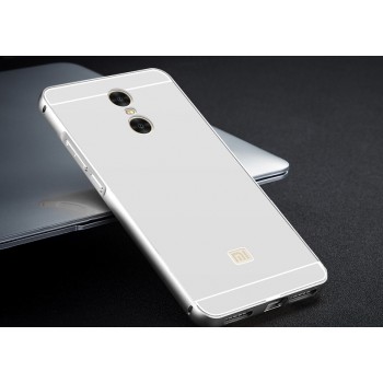 Двухкомпонентный чехол c металлическим бампером с поликарбонатной накладкой для Xiaomi RedMi Pro Белый