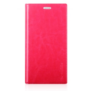 Вощеный чехол горизонтальная книжка подставка на пластиковой основе с отсеком для карт на присосках для Xiaomi RedMi Pro Розовый