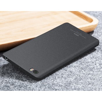 Пластиковый непрозрачный матовый чехол с повышенной шероховатостью для Xiaomi Mi Note Серый