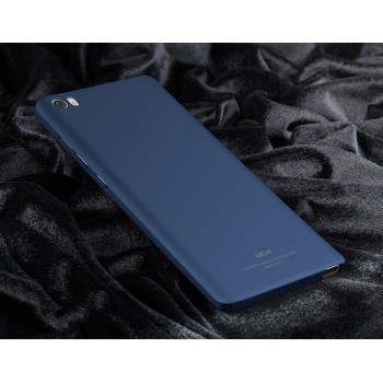 Пластиковый непрозрачный матовый чехол с улучшенной защитой элементов корпуса для Xiaomi Mi Note Синий