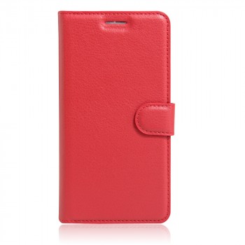 Чехол портмоне подставка на силиконовой основе на магнитной защелке для Asus ZenFone 3 5.5 Красный