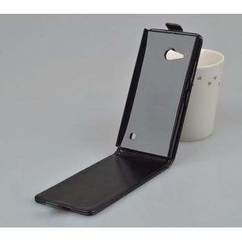 Чехол вертикальная книжка на пластиковой основе на магнитной защелке для Nokia Lumia 730/735 