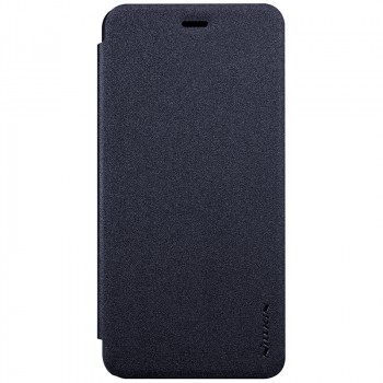 Чехол горизонтальная книжка на пластиковой нескользящей премиум основе для Asus ZenFone 3 Max  Черный