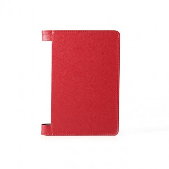 Чехол книжка с рамочной защитой экрана для Lenovo Yoga Tablet 2 10  Красный